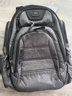 OGIO Renegade RSS Laptop Backpack In A Dark Static Gray Heathered Fabric New