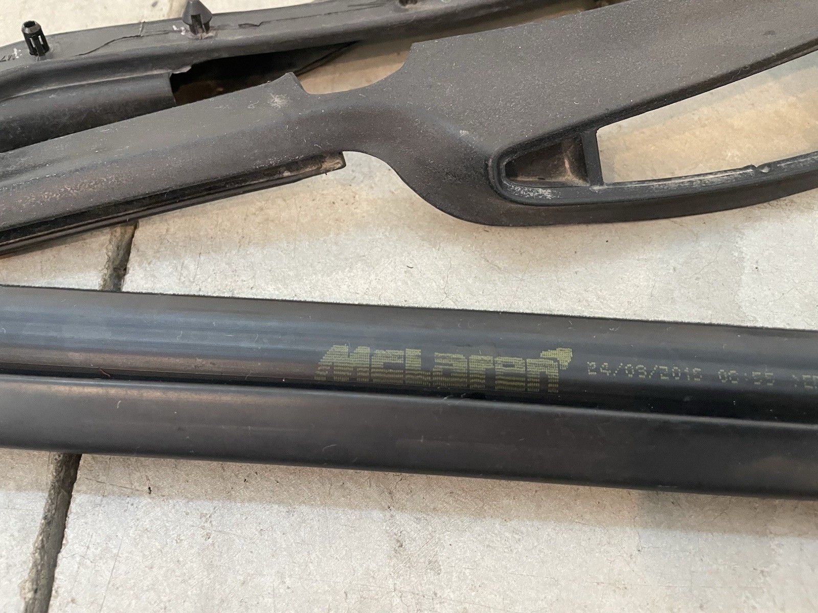 McLaren 650s Right Door Weather Strip, Belt Molding, Gaskets, Trim Seal USED OEM