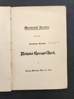 1892 antique METHODIST EPISCOPAL CHURCH memorial FRANCIS H ROOT history — photo 5