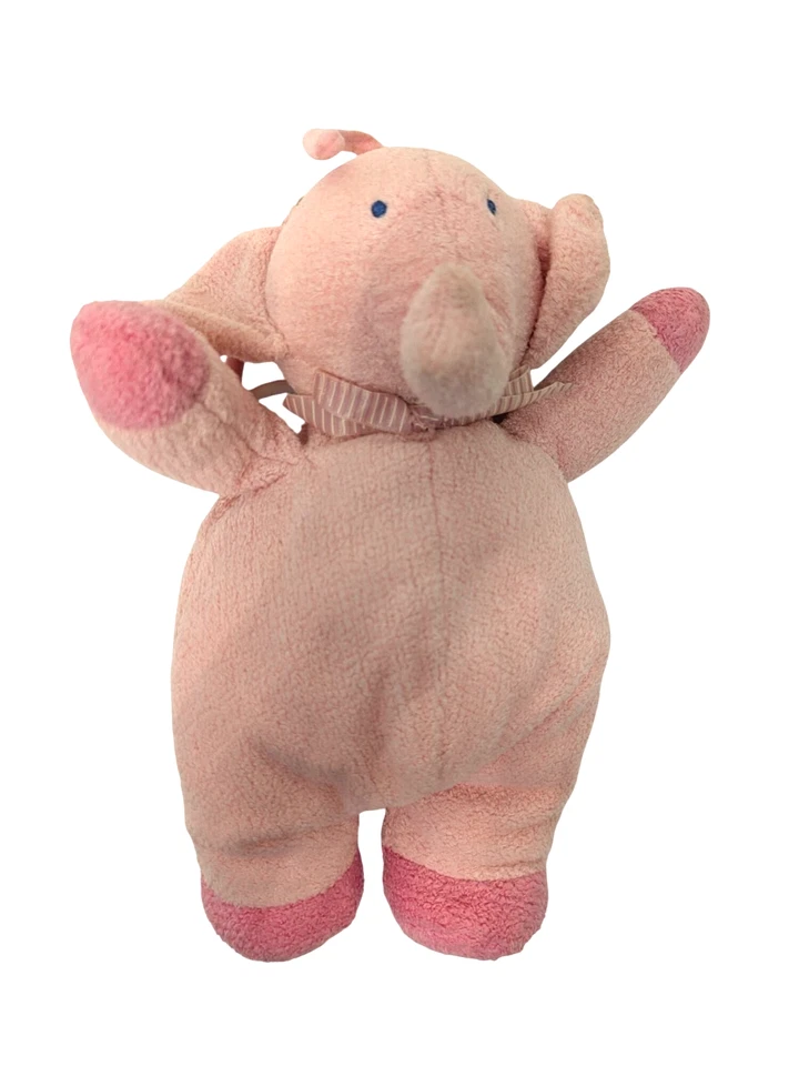Child of Mine Carter's Pink Elephant Musical Puxar Cauda Berço Brinquedo de Pelúcia Presente para Bebê - Imagem 2 de 4