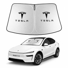 2017-2026 Tesla Model 3/Y Windshield Sun Shade  Upgraded 300D Graphene Fabri...