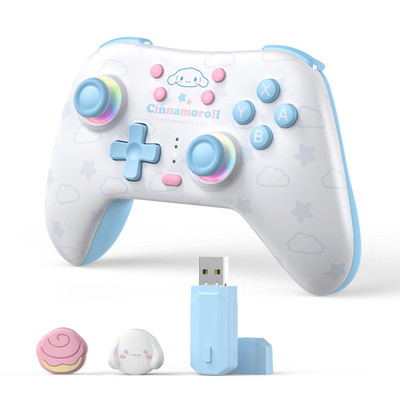 Blue Switch Controller,Blue Dog Hall Effect Controllers Wireless for Switch 2/1/