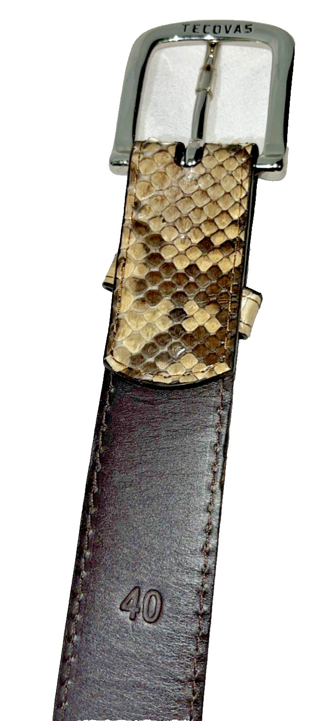 Tecovas Men's Python Belt Size 40 - image 5