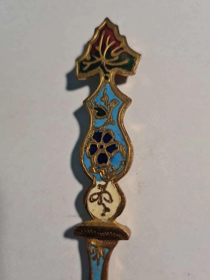 Coupe Papier Émaux Cloisonné XIX Ème Napoléon III - Photo 2/4