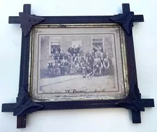 1879 University of Michigan Pharmacy School JA Jenney Photo Black Forest Frame
