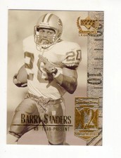 1999 Century Legends Barry Sanders (HOF) #12 Detroit Lions Free Shipping