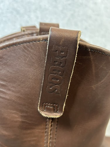 Red Wing Pecos Steel Safety Toe Men’s Leather Work Boots Size 8.5 Pull On #2231 - Picture 8 of 15