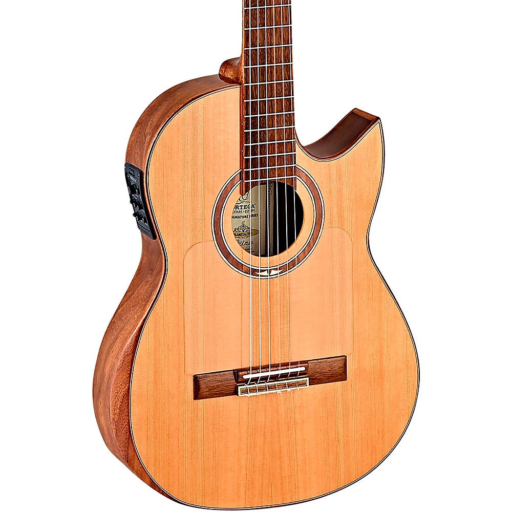 Ortega Ben Woods Flametal-Two Signature Flamenco Guitar Natural 160090₽