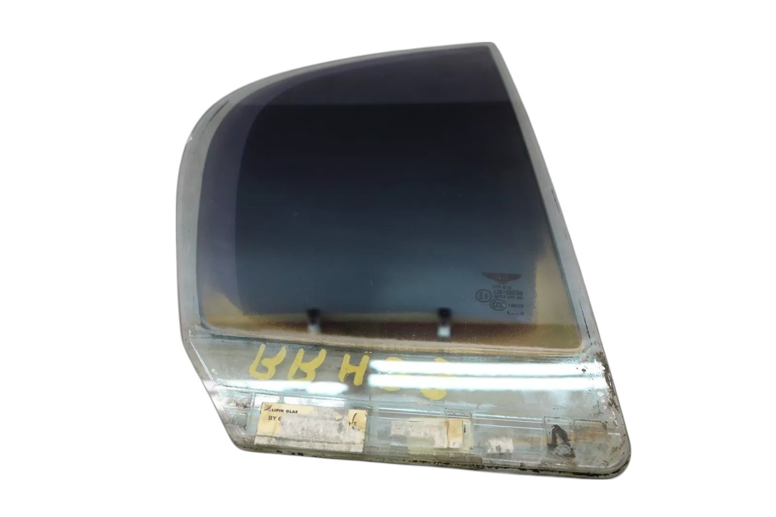06-12 Bentley Continental Flying Spur Rear Right Side Door Window Glass OEM