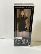 Mattel Barbie Signature Barbie Basics Model 01 Brunette Black Dress 12 in Doll
