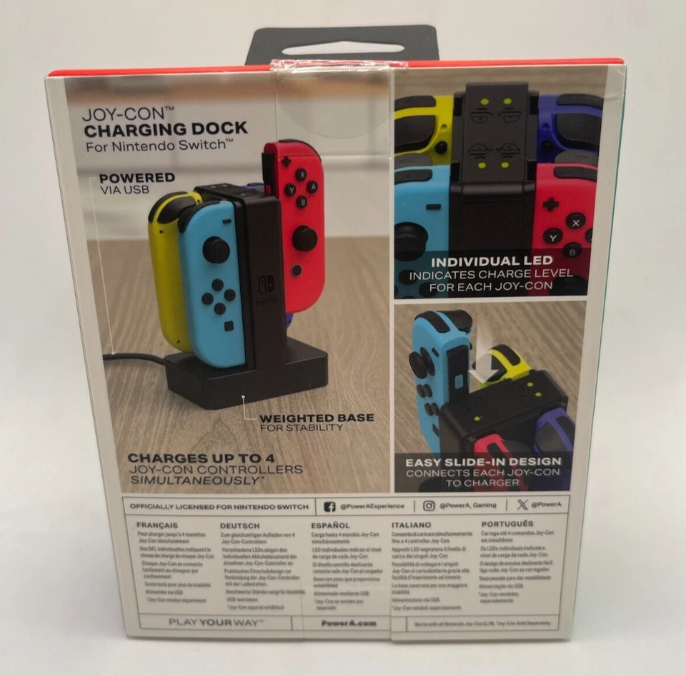 PowerA Joy-Con Charging Dock for Nintendo Switch - 1501406-02 - Image 2 of 4