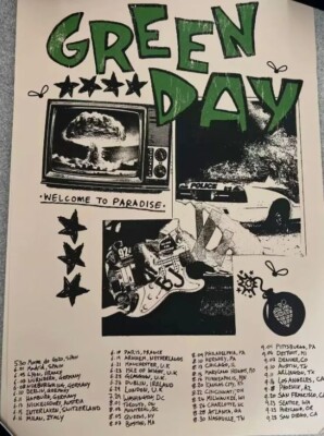 GREEN DAY The Saviors Tour 2024 POSTER | eBay