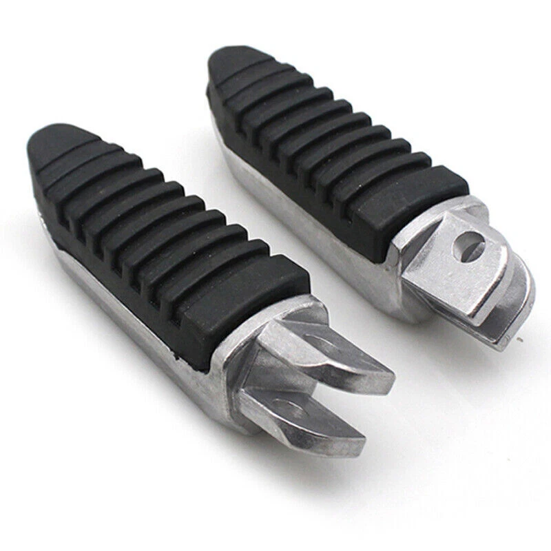 Pie plegables izquierda y derecha de aluminio para motocicleta reposapiés pedal escalón Foto 2 de 4