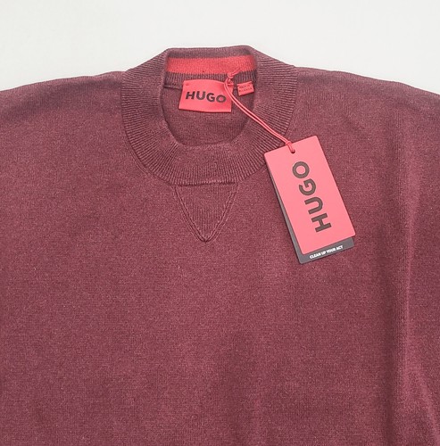 NWT HUGO (Hugo Boss Red Label By Hugo Boss) Dropped Shoulder Crew-Neck Sweater - Picture 6 of 19
