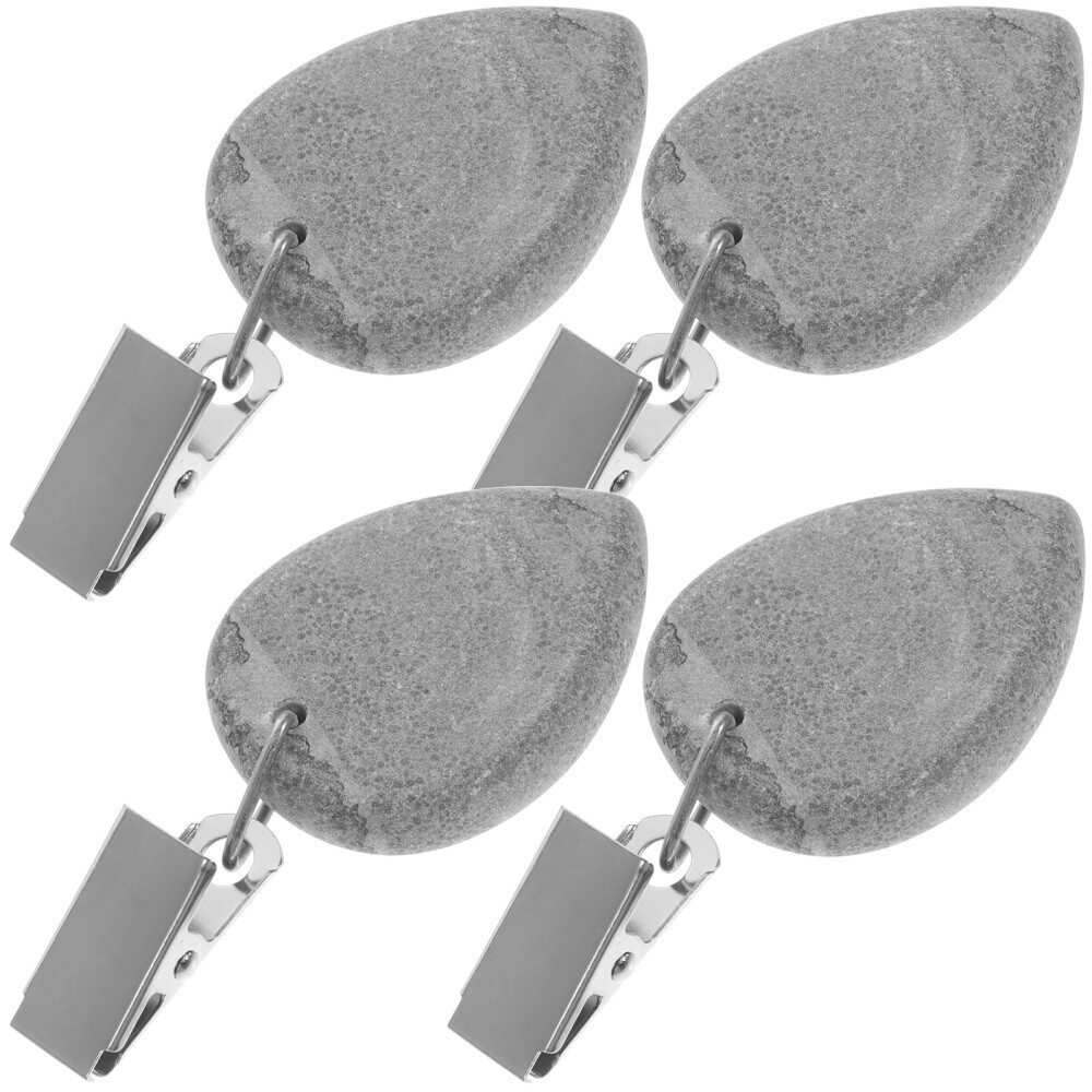 4 Pcs Table Outdoor Tablecloth Hanger Garden Flag Weights Clip Clips