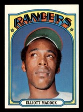 1972 Topps Baseball #277 Elliott Maddox NM/MT *d6