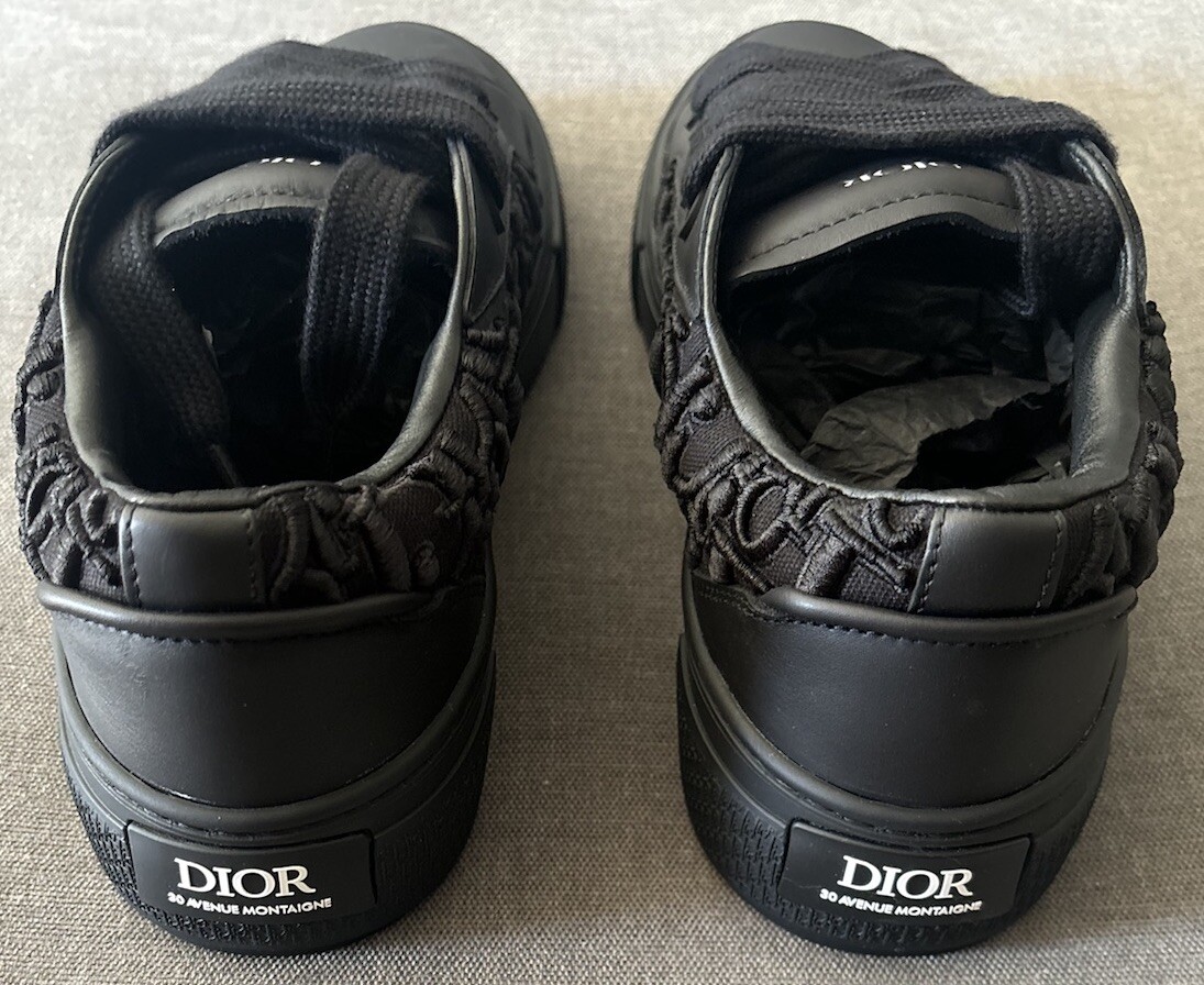 Size 9 - Dior B33 Dior Oblique Raised Embroidery - Black for Size 9 - Dior B33 Dior Oblique Raised Embroidery - Black for