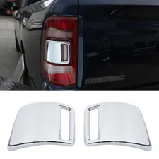 Chrome Rear Tail Light Lamp Cover Trim for Dodge Ram 1500 2018-2020 Accessories