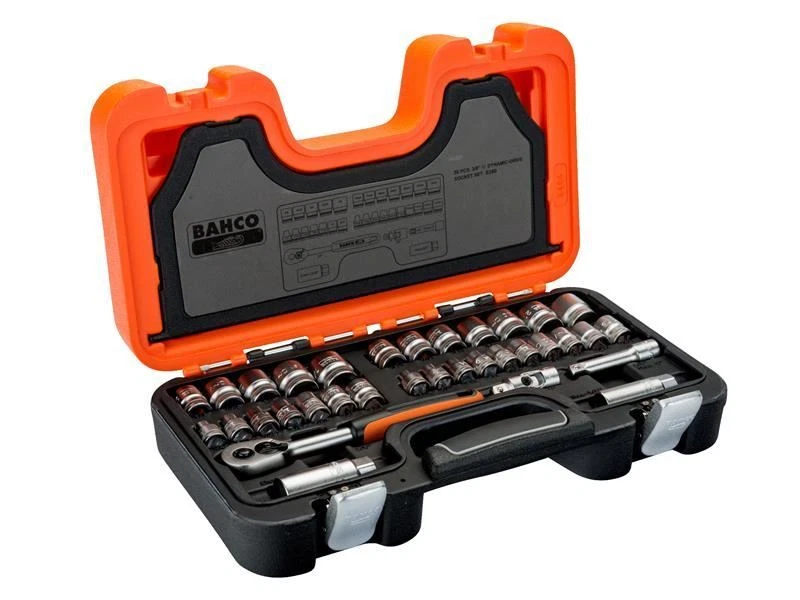 Bahco S380 Socket Set of 38 Metric 3 8in Drive eBay