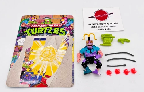 1990 Scumbug w/ Cardback Complete Vintage TMNT Figure