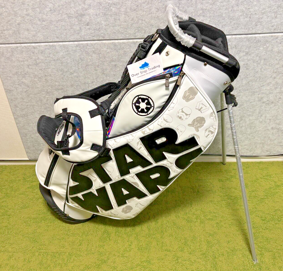 Star Wars Storm Trooper Stand Golf Club Bag Caddie Caddy White 9.0