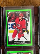 2021-22 UD O-Pee-Chee OPC Green Border #479 Jake Gardiner #'d 13/50