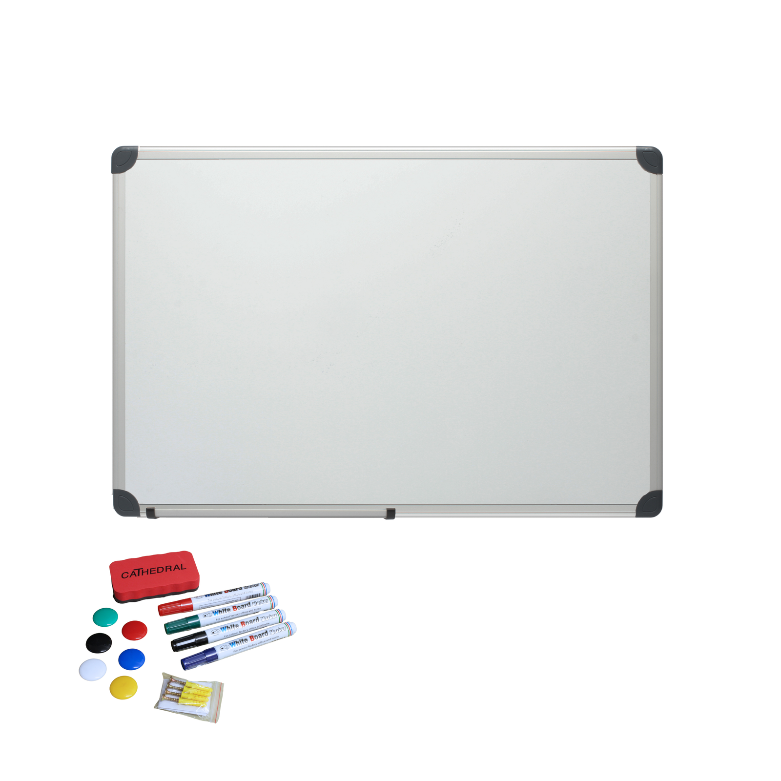 Cathedral Products 45x60 cm Magnetic Dry Erase Board - With Accessory Pack
