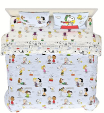 Peanuts Multi Character Reversible King Bed Set-AB0CSHFRLB64