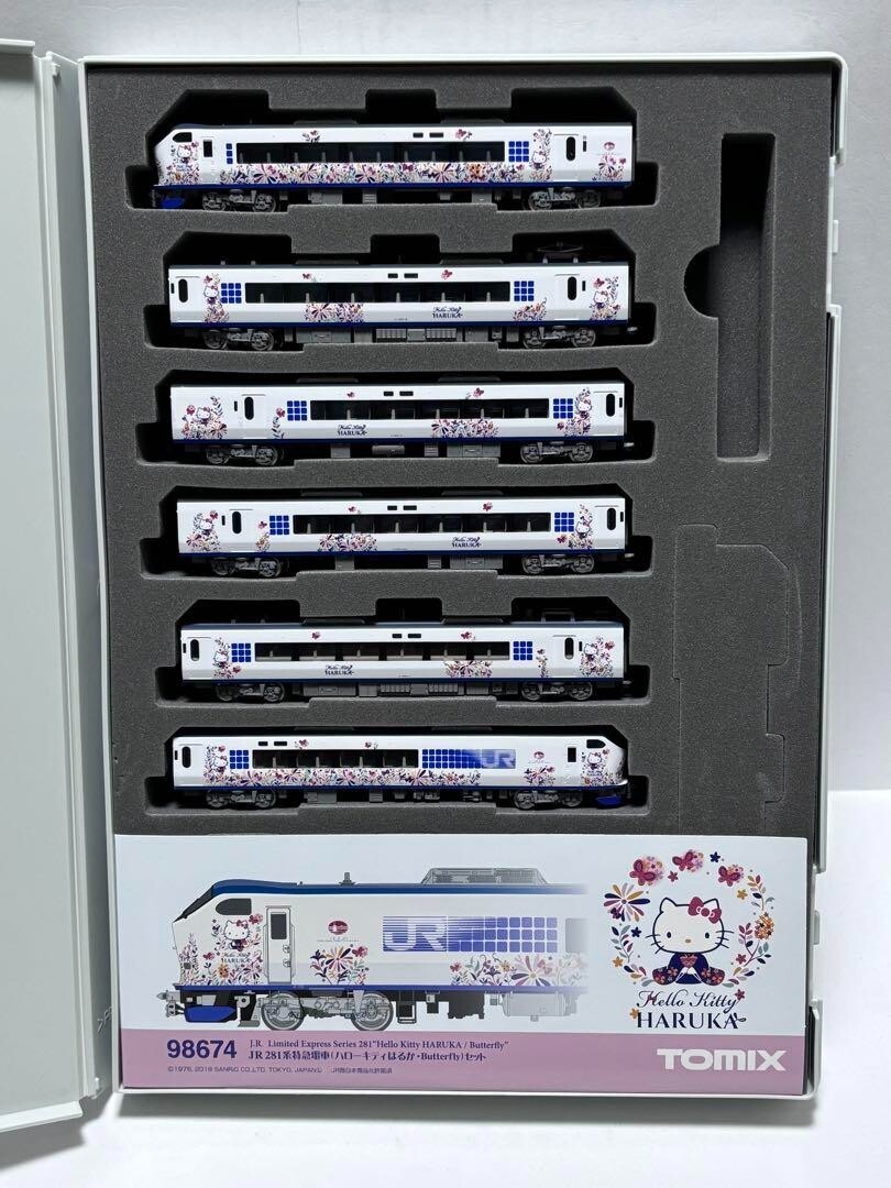 トップス Haruka TOMIX N-Gauge 98674 Hello Kitty Haruka BUTTERFIY JR 281