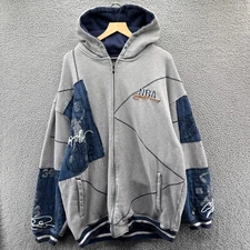 Vintage UNK NBA Signature Series Sweatshirt Mens 3XL Hoodie Full Zip
