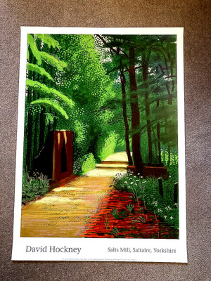 David Hockney Die Ankunft des Frühlings in Woldgate (2. Juni 2011) Poster