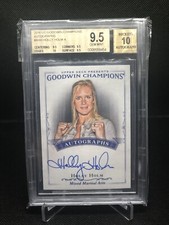 2016 Holly Holm Upper Deck Goodwin Champions Auto Gem-MT 10 (BGS 9.5))