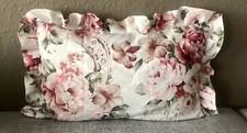 Kissenbezüge 40x60cm Dekokissen Blumen Landhaus Rosen Shabby Vintage Rüschen
