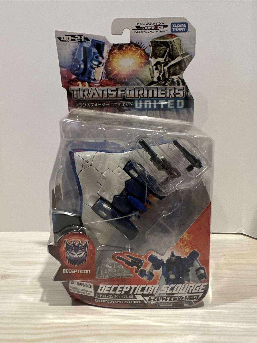 Transformers United Scourge Takara UN-21 Generations G1 Sweeps