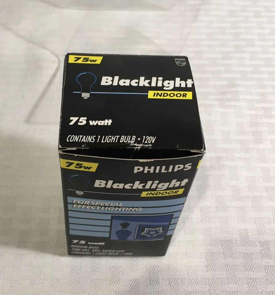 PHILIPS INDOOR BLACKLIGHT / 75W / 120V / NEW IN PACKAGING - Image 2 of 2