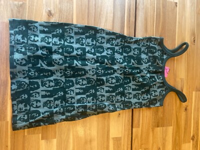 womens mini dress size 6 green and black new with tags brand-edikted