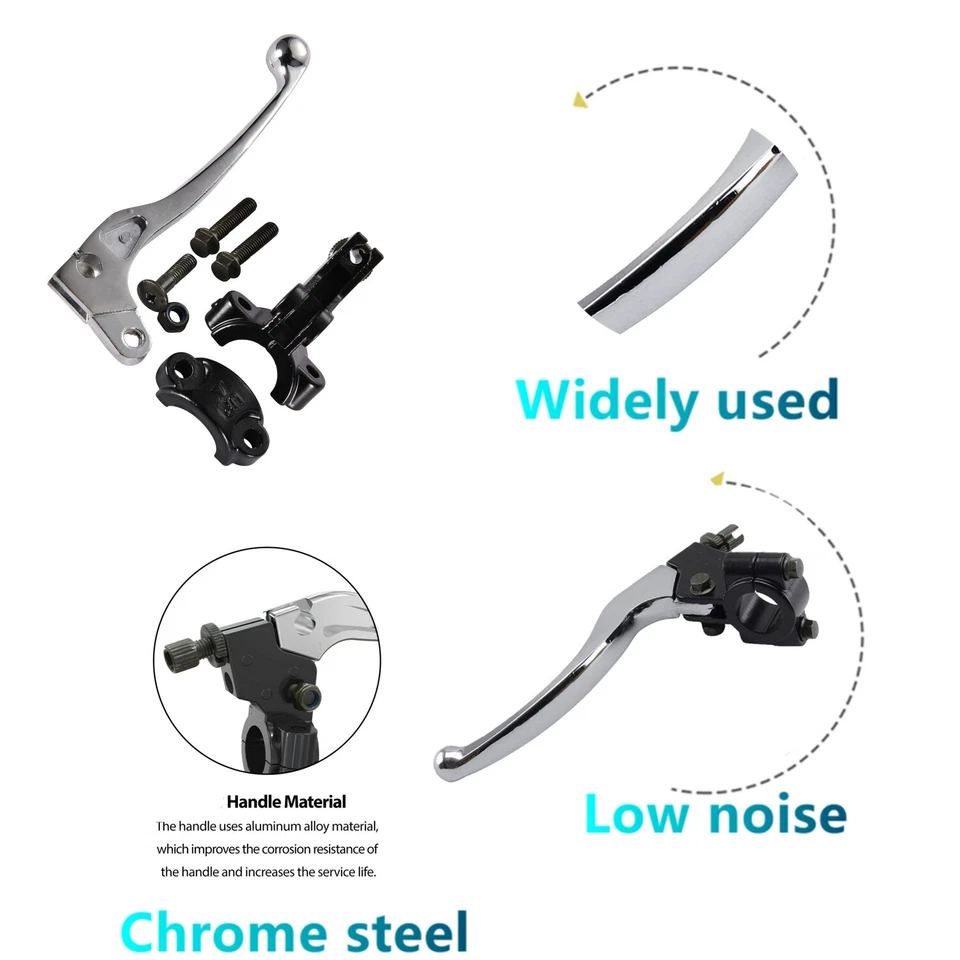 KAWASAKI KDX 50 80 175 200 220 250 PALANCA EMBRAGUE PERCHA IZQUIERDA MONTAJE-PRO Foto 3 de 4