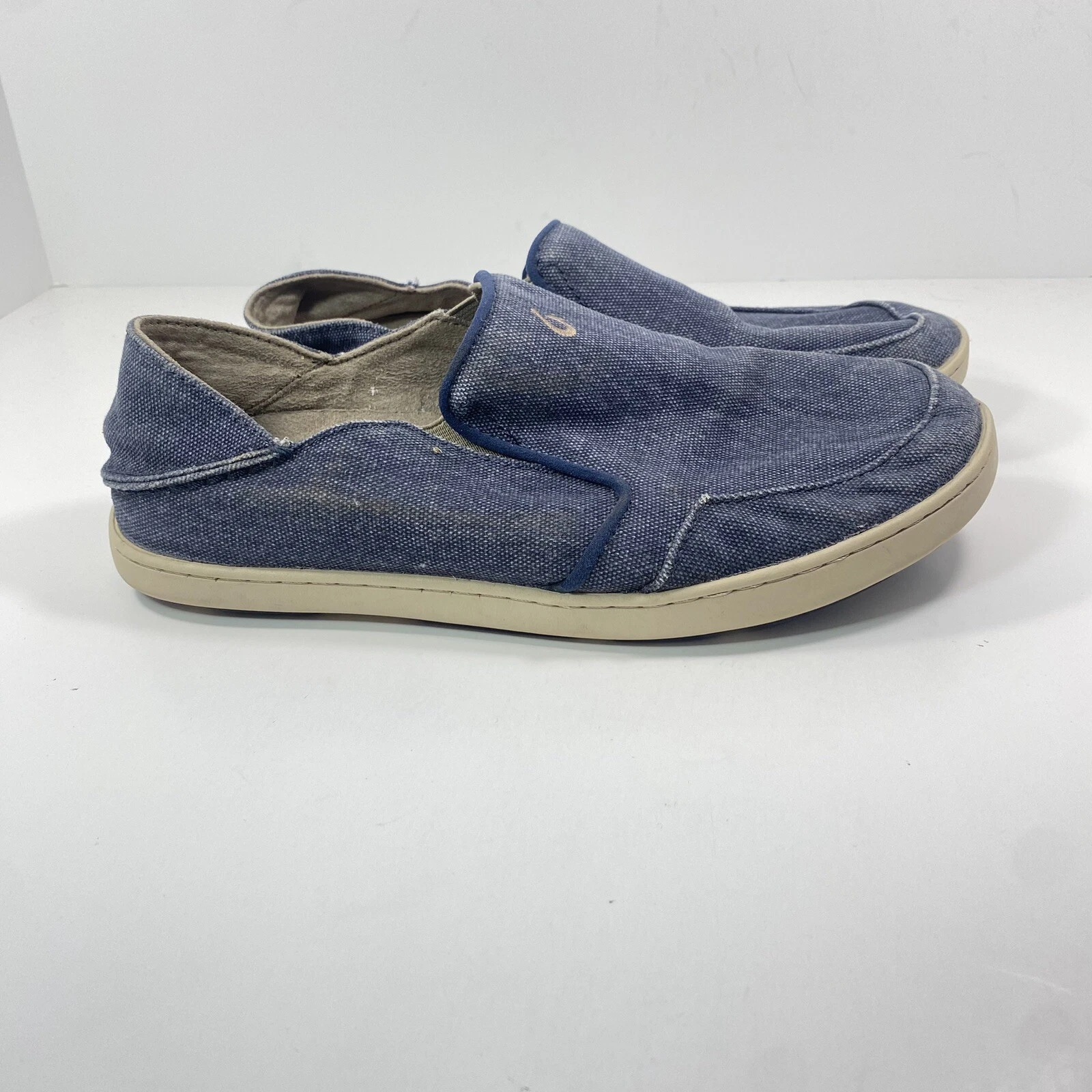 olukai slip on casual boat loafers shoes