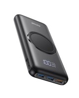 Charmast Power Bank Wireless 20000Mah, 22.5W Usb A & 20W Usb C Pd Qc 3.0 Caricat