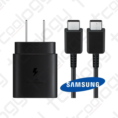 Original Samsung Galaxy A53 A52 A23 5G 25 Watt Fast Charger & 3.3FT USB