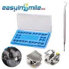 EASYINSMILE Dental Self-ligating Metal Brackets Brace Orthodontic ROTH/MBT 022