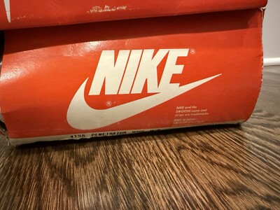 Vintage Nike Penetrator High 1986 Unworn Red/White Sneakers