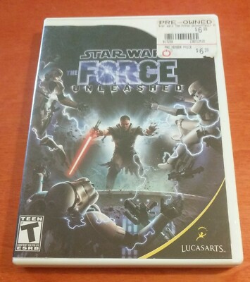 Star Wars The Force Unleashed Nintendo Wii LucasArts Lucasfilm Krome Studios