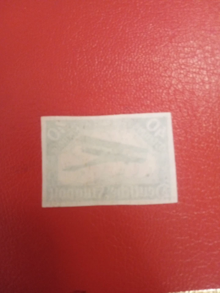 GERMANY Scott C2a Mint No Gum As Issued Imperf Rare SCV $2000 Very Fine  - Image 3 of 4