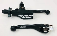 ARC Front Brake DC-8 Clutch Perch Levers Aluminum Shorty Black CR 85 125 250 500