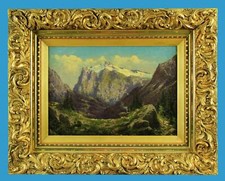 Wetterhorn bei Grindelwald sign. Ölgemälde ...