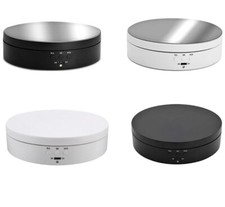 Motorized Rotating Display Stand, 360 Degree Electric Rotating Turntable for Pho