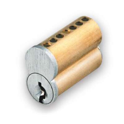 GMS IC7F26D 7 PIN BEST F KEYWAY UNCOMBINATED INTERCHANGEABLE CORE LOCK CYLINDER