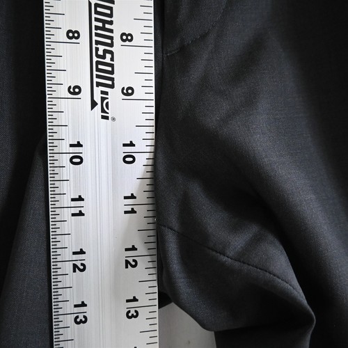 Banana Republic 34x32 Gray 257847 Slim Marzotto Wool Suit Mens Dress Pants - Picture 3 of 9