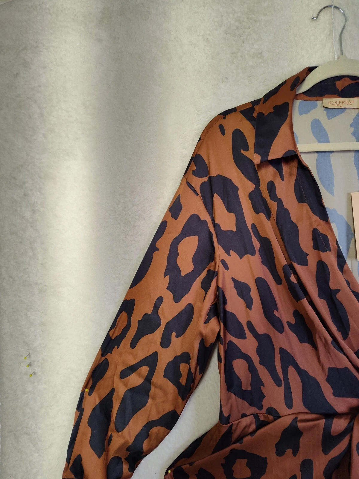 PALM ANGELS Abito donna Fashion To Figure 0 extra large marrone manica lunga tubino lunghezza ginocchio